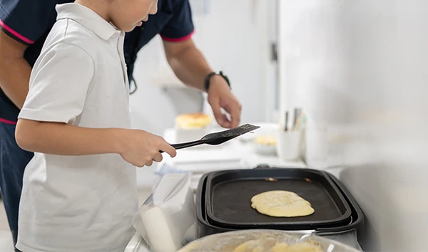 クッキングの様子