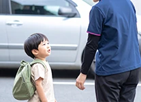 送迎・事務作業の様子